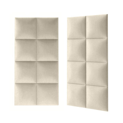 Polstret vægpanel Stegu Mollis kvadratisk 30 x 30 cm beige - 1 stk