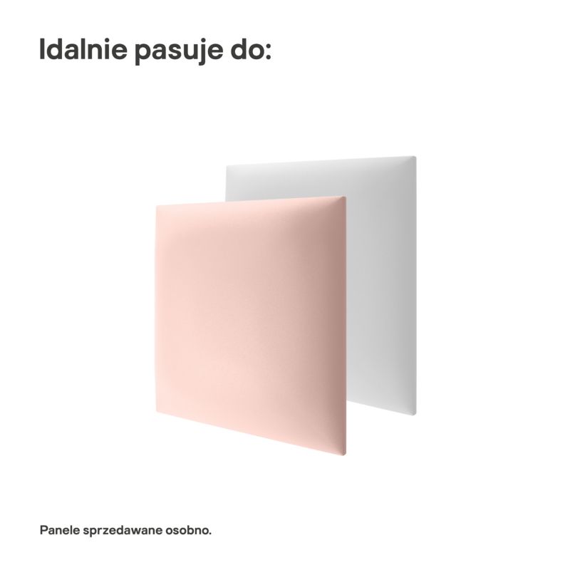 Polstret vægpanel Stegu Mollis kvadratisk 30 x 30 cm Katte - 4 stk.