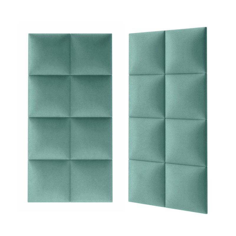 Polstret vægpanel Stegu Mollis kvadratisk 30 x 30 cm mintgrøn - 1 stk.
