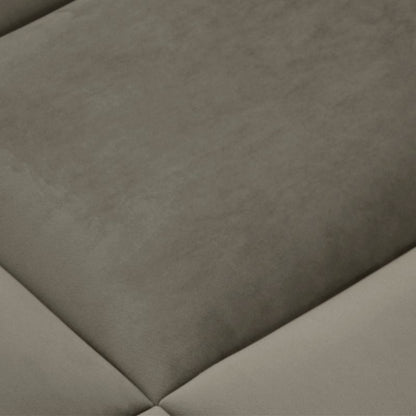 Polstret vægpanel Stegu Mollis kvadratisk 30 x 30 cm grå - 1 stk.