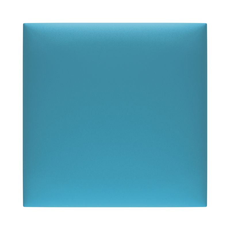 Stegu Mollis kvadratisk polstret vægpanel 30 x 30 cm Turkis - 1 stk.