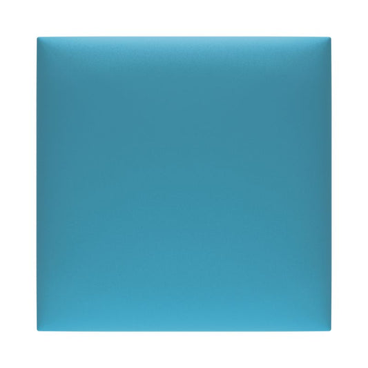 Stegu Mollis kvadratisk polstret vægpanel 30 x 30 cm Turkis - 1 stk.