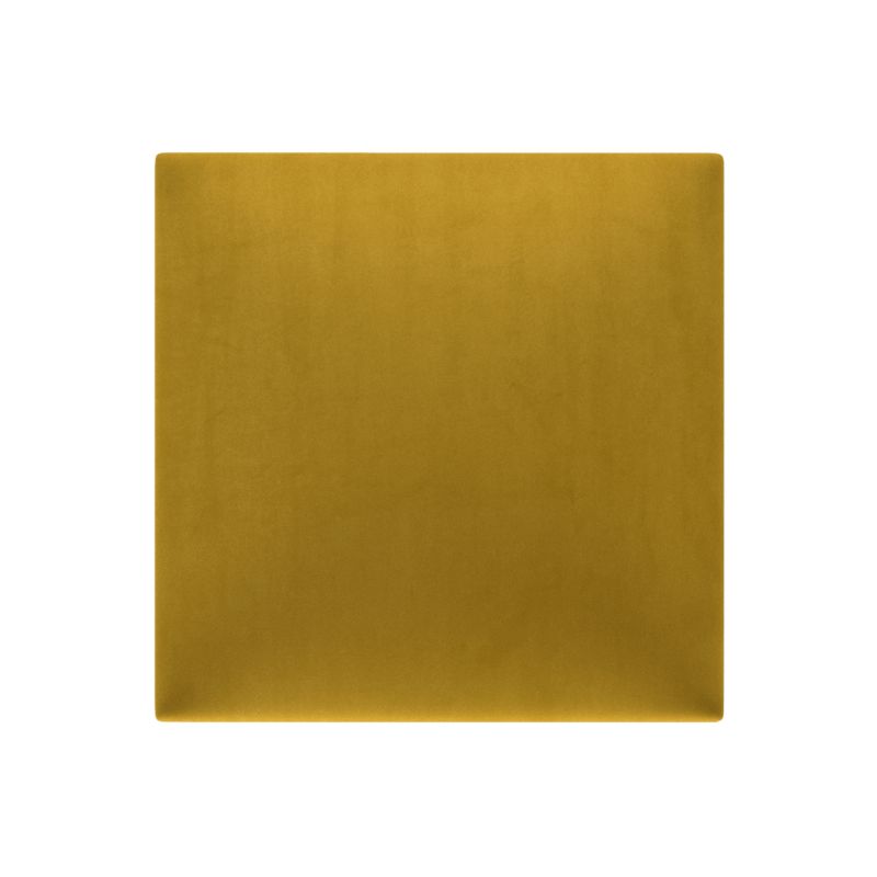 Polstret vægpanel Stegu Mollis kvadratisk 30 x 30 cm gul - 1 stk.