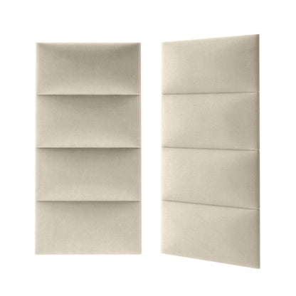 Polstret vægpanel Stegu Mollis rektangulær 60 x 30 cm beige - 1 stk.