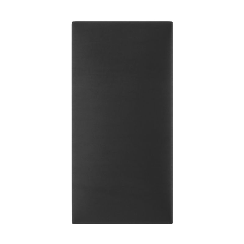 Polstret vægpanel Stegu Mollis rektangulær 60 x 30 cm sort - 1 stk.