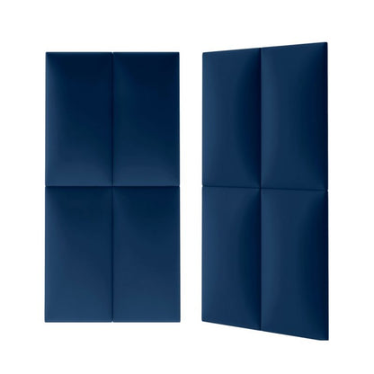 Polstret vægpanel Stegu Mollis rektangulær 60 x 30 cm marineblå - 1 stk.