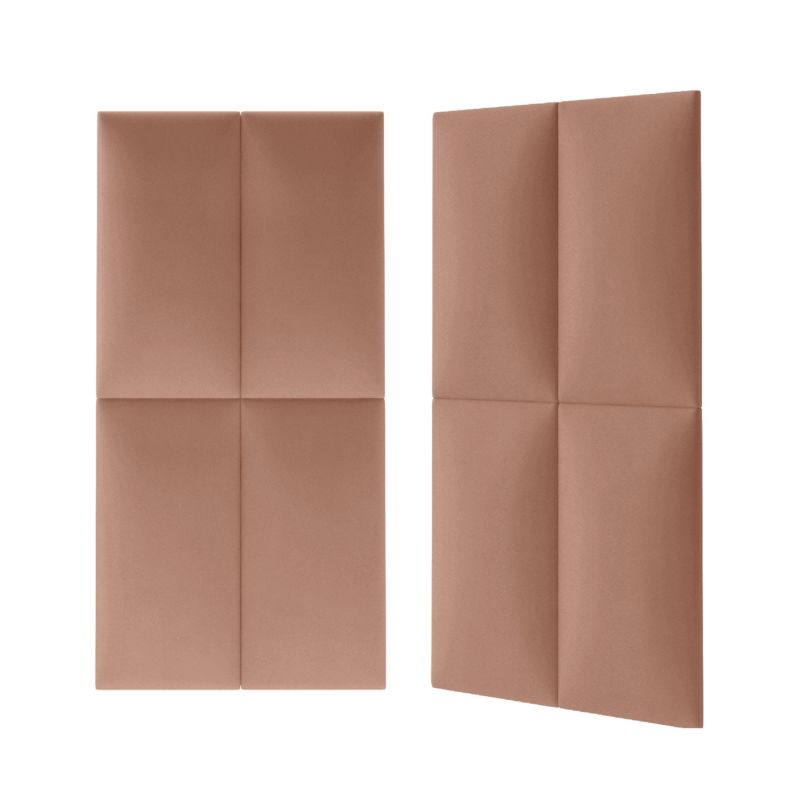 Stegu Mollis polstret vægpanel rektangulær 60 x 30 cm pudderrosa - 1 stk.