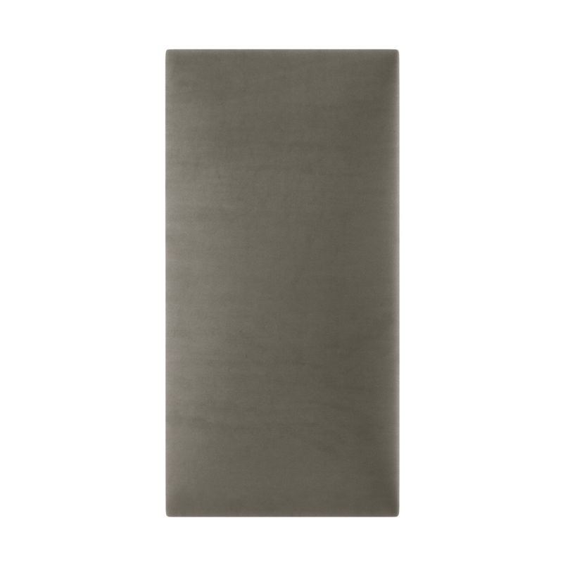 Polstret vægpanel Stegu Mollis rektangulær 60 x 30 cm grå - 1 stk.