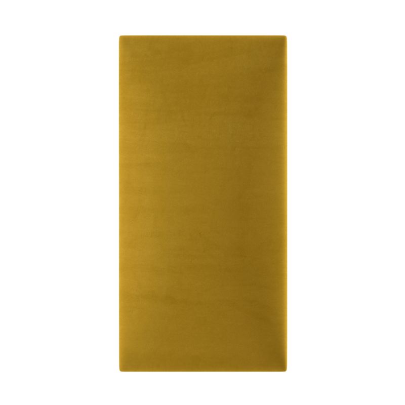 Polstret vægpanel Stegu Mollis rektangulær 60 x 30 cm gul - 1 stk.