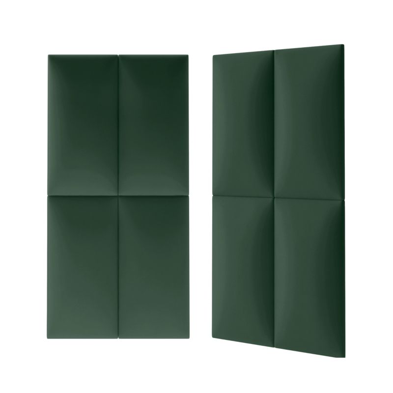 Polstret vægpanel Stegu Mollis rektangulær 60 x 30 cm grøn - 1 stk
