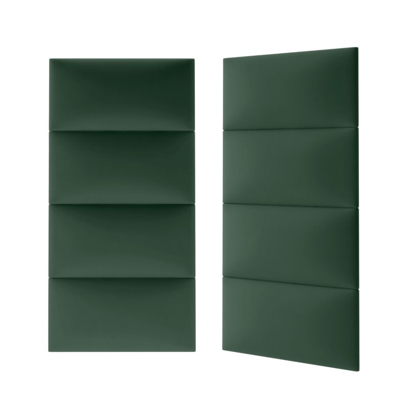 Polstret vægpanel Stegu Mollis rektangulær 60 x 30 cm grøn - 1 stk