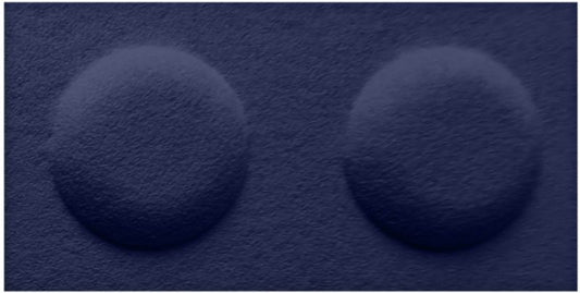 Decosa dekorativt panel 30 x 15 cm filtkvadrat i marineblå