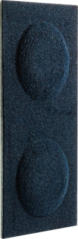 Decosa dekorativt panel 30 x 15 cm filtkvadrat i marineblå