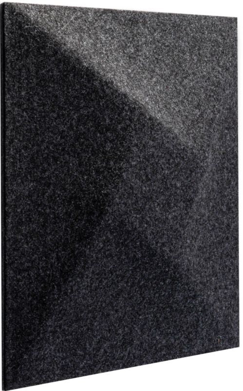 Decosa dekorativt panel 30 x 30 cm filtet 3D kvadrat i grafit