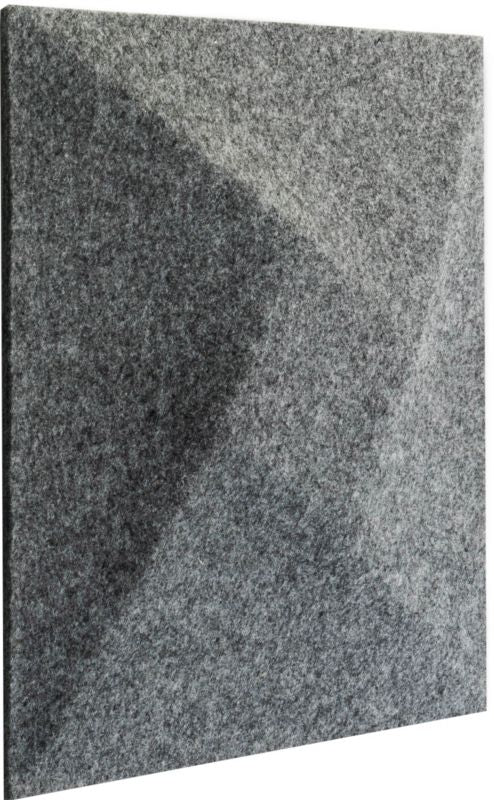 Decosa 30 x 30 cm filtpanel 3D kvadrat grå