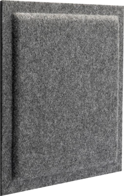 Decosa dekorationspanel 30 x 30 cm filtet kvadrat grå