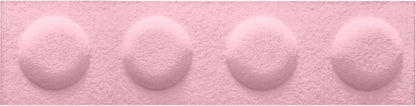 Decosa dekorationspanel 60 x 15 cm filtklods i pastelrosa