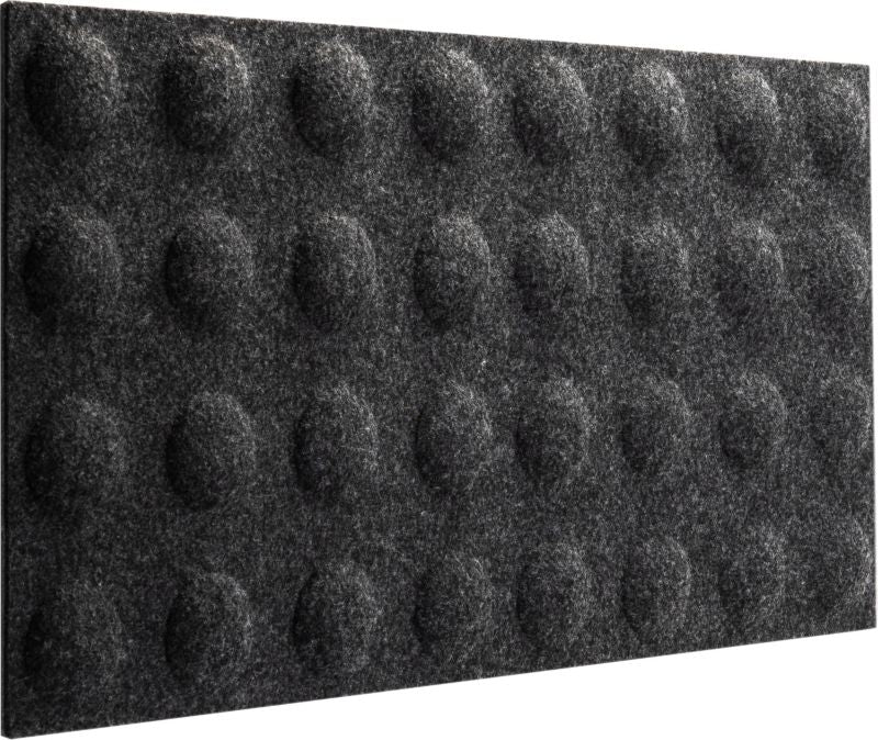 Decosa dekorationspanel 60 x 30 cm i filtkugler grafitgrå