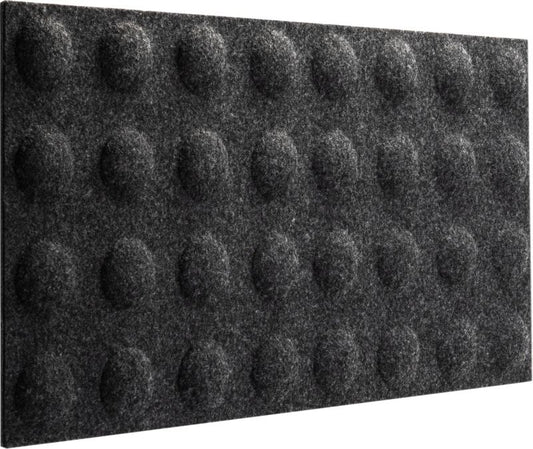Decosa dekorationspanel 60 x 30 cm i filtkugler grafitgrå