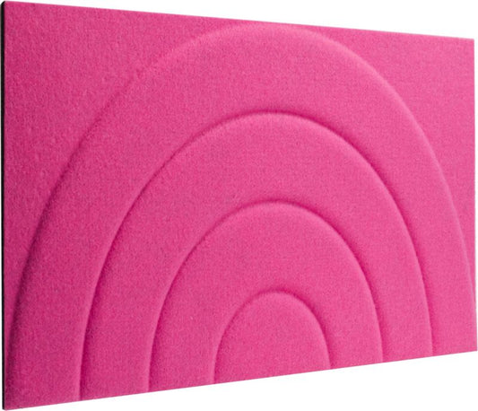 Dekorativt Decosa-panel 60 x 30 filtskive i pink, 2 stk.