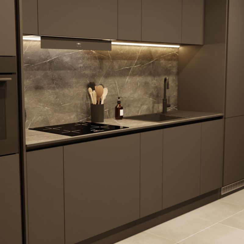 GoodHome Stevia Innovo panel til søjle 64 x 240 cm mat antracit