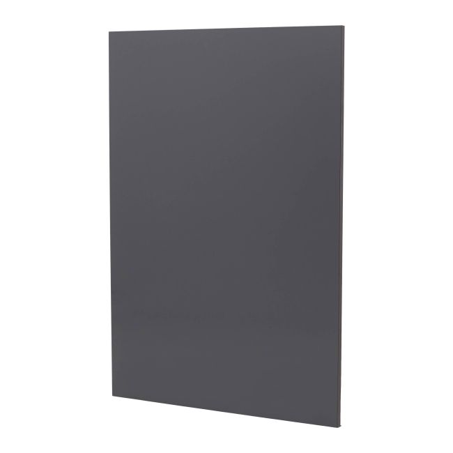 GoodHome Stevia / Garcinia bundpanel 59 x 87 cm i antracit med blank finish