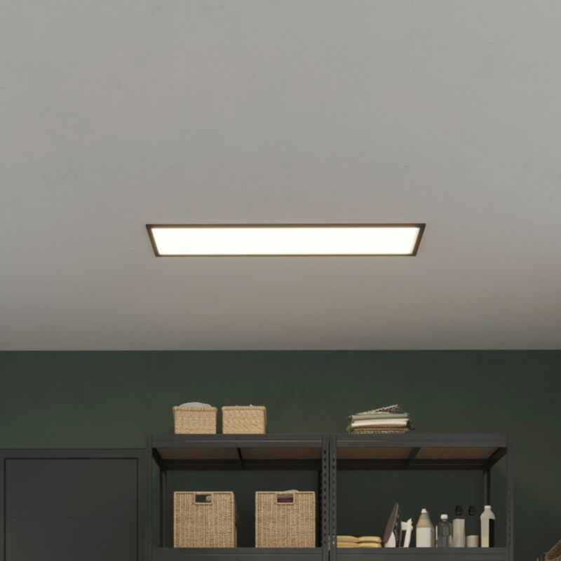 LED Panel Jemison 3600 lm 120x30 cm Sort