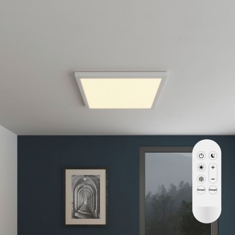 LED Panel Wundt CCT 5000 lm 60x60 cm Hvid Dæmpbar