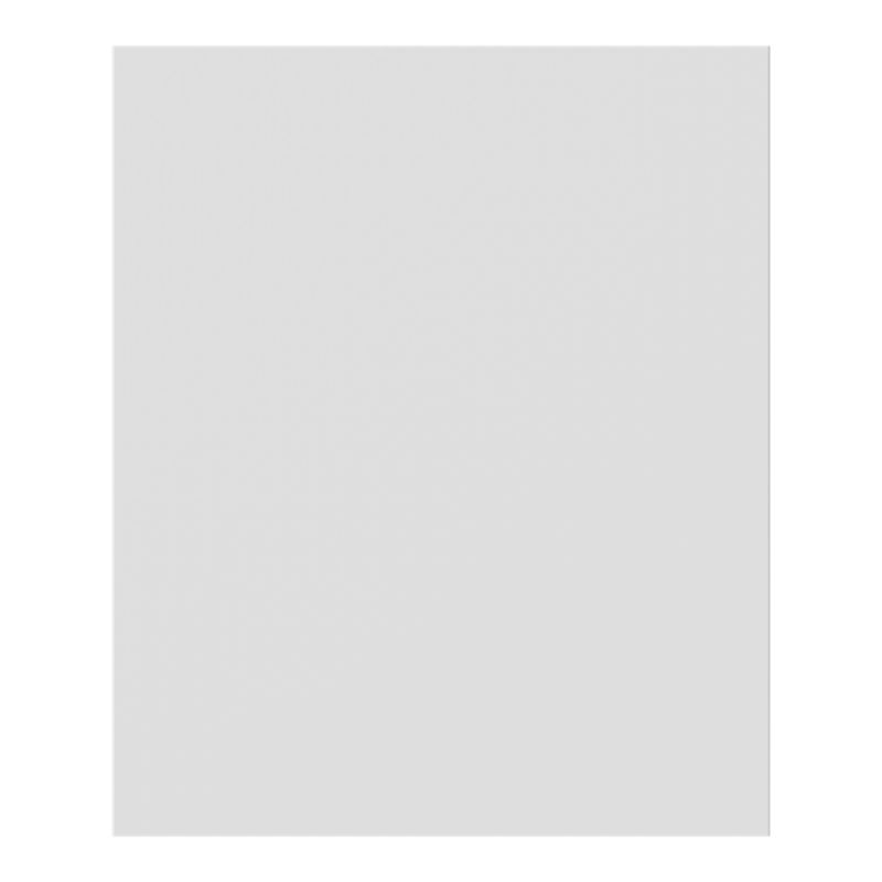 GoodHome Stevia afslutningspanel 59,5 x 71,5 cm mat hvid