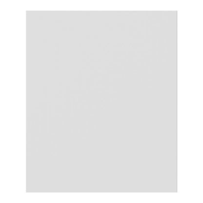 GoodHome Stevia afslutningspanel 59,5 x 71,5 cm mat hvid