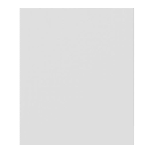 GoodHome Stevia afslutningspanel 59,5 x 71,5 cm mat hvid