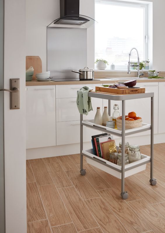 GoodHome Kasei køkkenpanel 60 cm stål