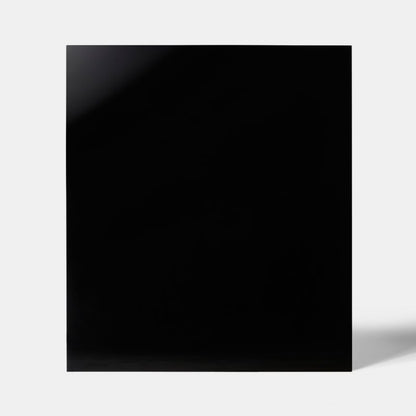GoodHome Nashi køkkenpanel i hærdet glas 60 cm mat-sort