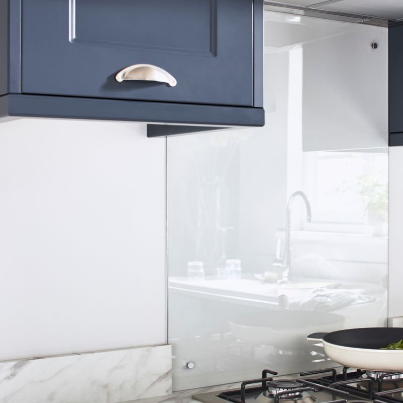 GoodHome Nashi køkkenpanel i glas 60 cm transparent