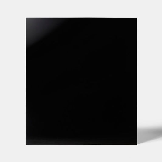 GoodHome Nashi køkkenpanel i glas 90 cm mat-sort
