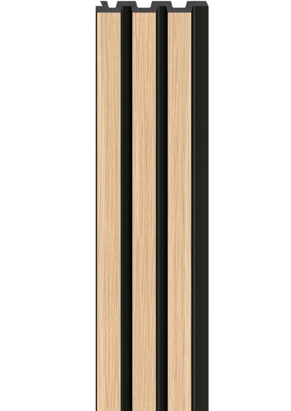 Vægpanel Linerio M-Line 265x12,2 cm Sort Brun