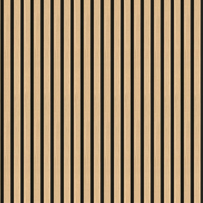 Vægpanel Linerio M-Line 265x12,2 cm Sort Brun