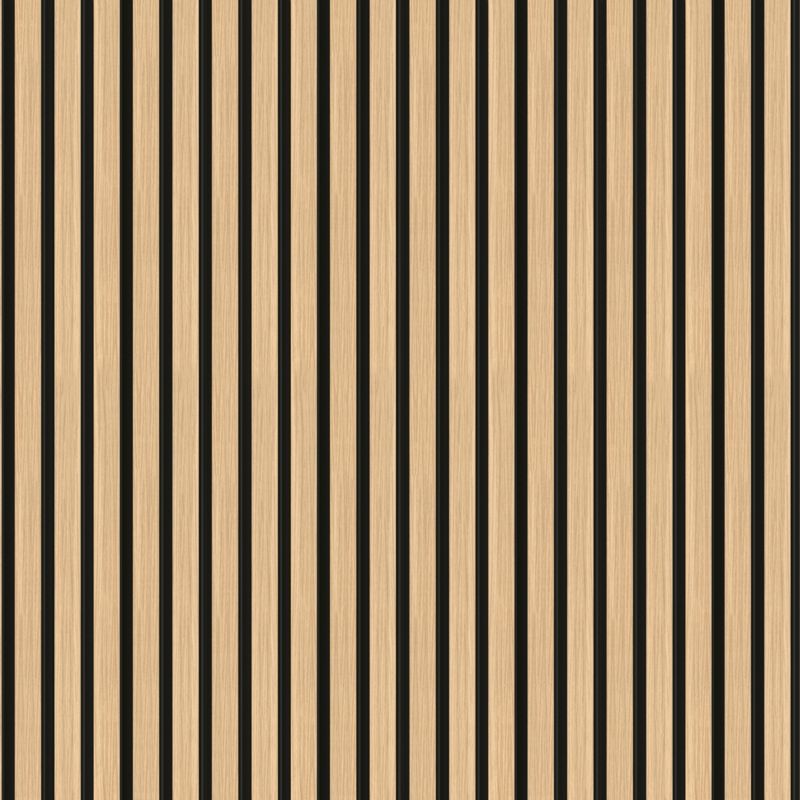 Vægpanel Linerio M-Line 265x12,2 cm Sort Brun