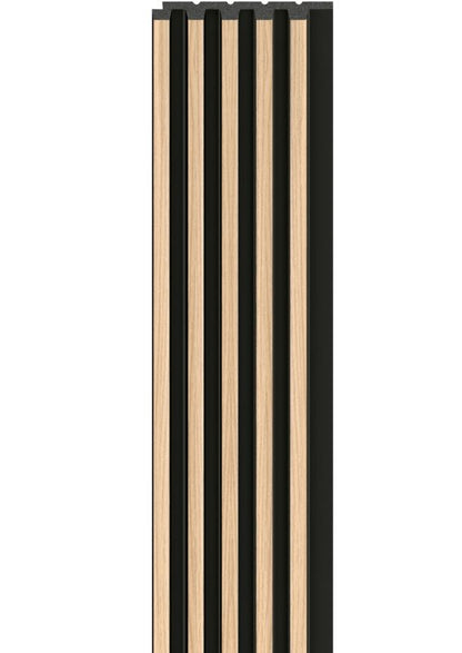 Vægpanel Linerio S-line 265x12,2 cm Sort/Brun