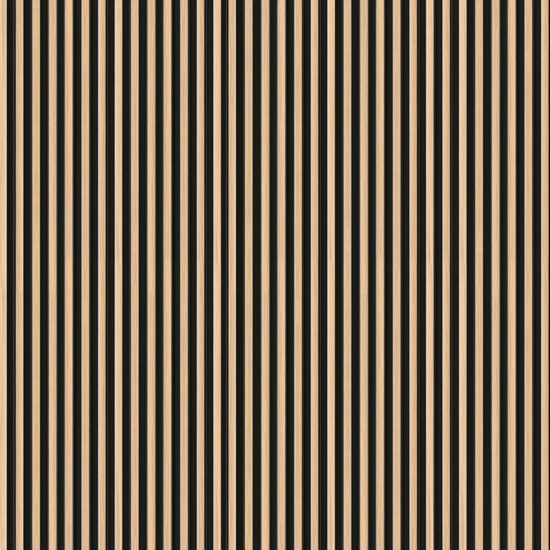 Vægpanel Linerio S-line 265x12,2 cm Sort/Brun
