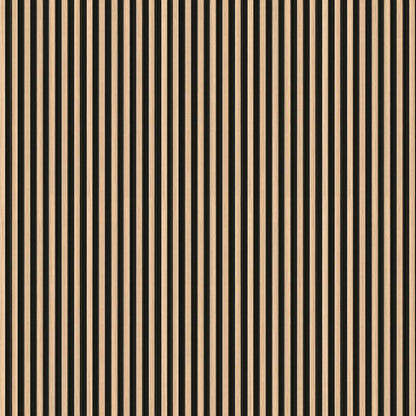 Vægpanel Linerio S-line 265x12,2 cm Sort/Brun