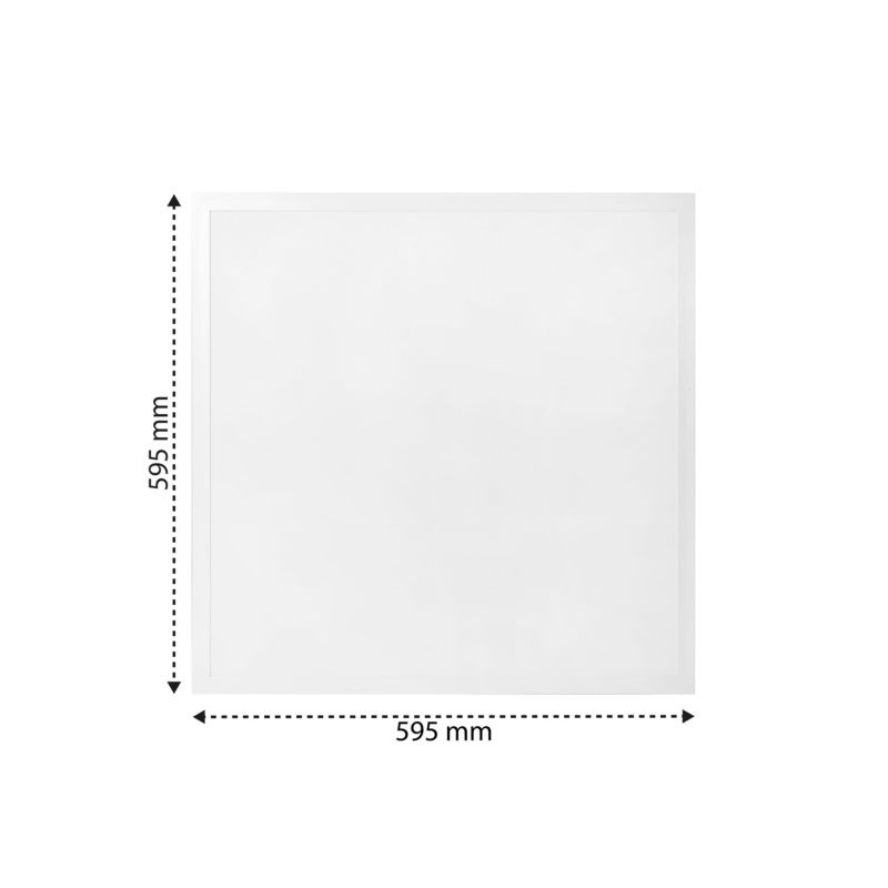 LED-panel XUDO 595x595 mm 28W 4500K neutral hvid 1 stk.