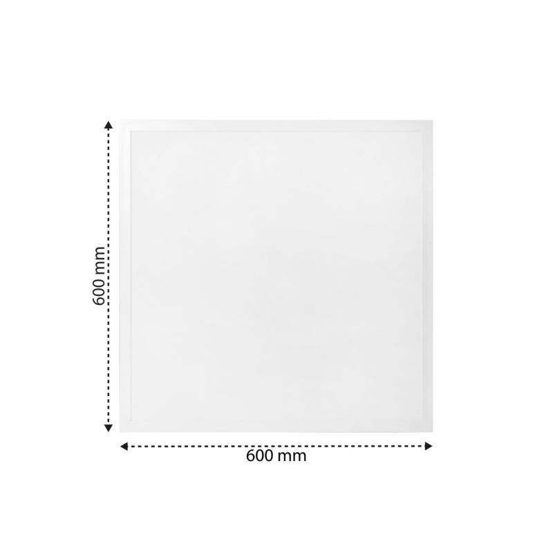 XUDO LED-panel til overflademontage 600x600 mm 28W 4500K Neutral hvid 1 stk.