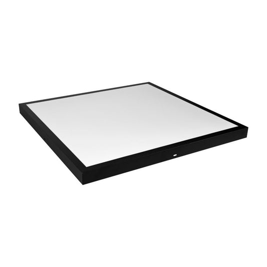 XUDO LED-panel til overflademontage 600x600 mm 28W 4500K Neutral hvid Sort 1 stk.
