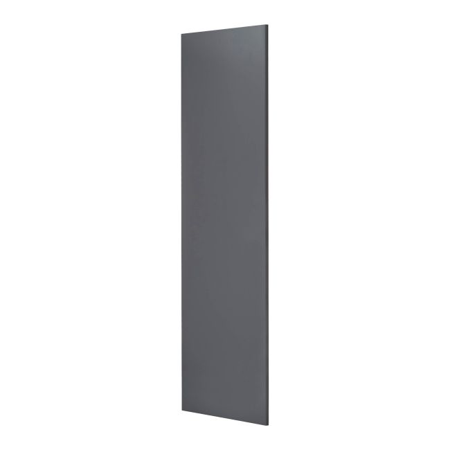 Maskeringspanel til søjleskab GoodHome Stevia / Garcinia 61 x 240 cm antracit højglans