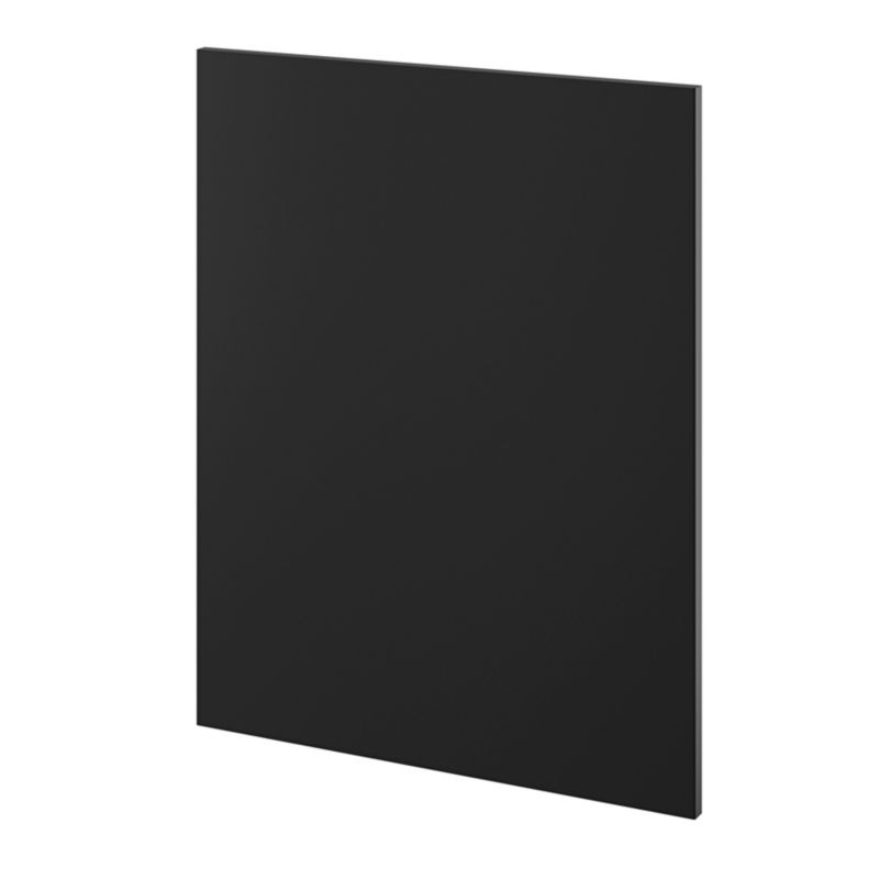 Maskeringspanel til underskab GoodHome Stevia Innovo 71,5 x 59,5 cm mat sort