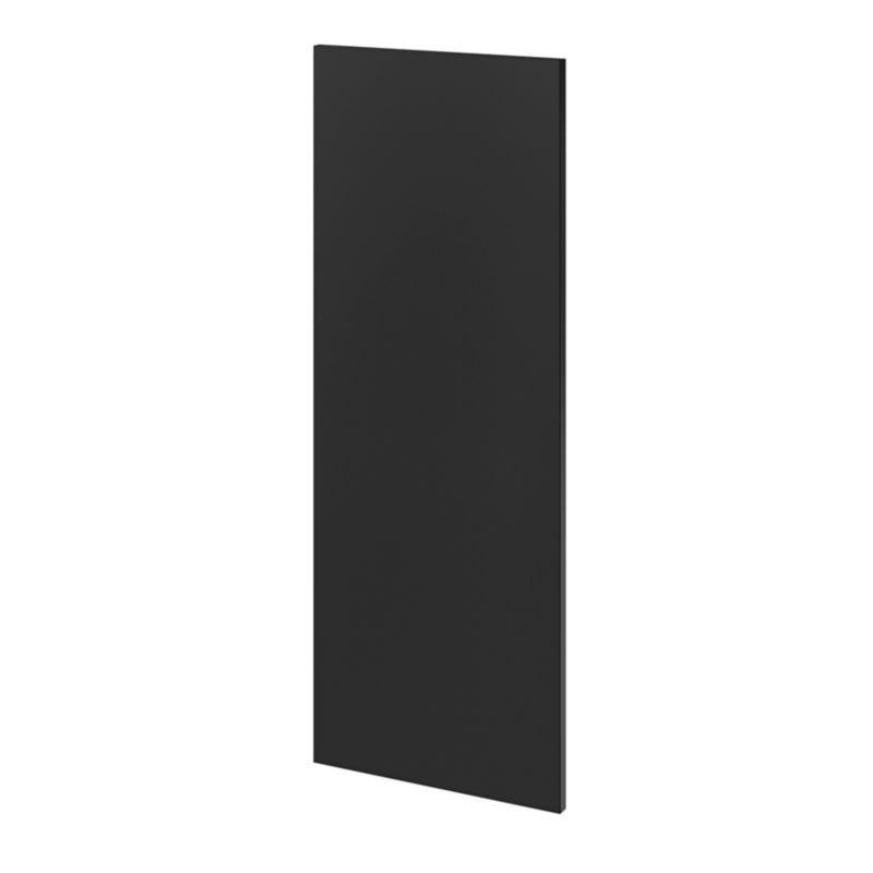 Maskeringspanel til vægskab GoodHome Stevia 36 x 96 cm mat sort