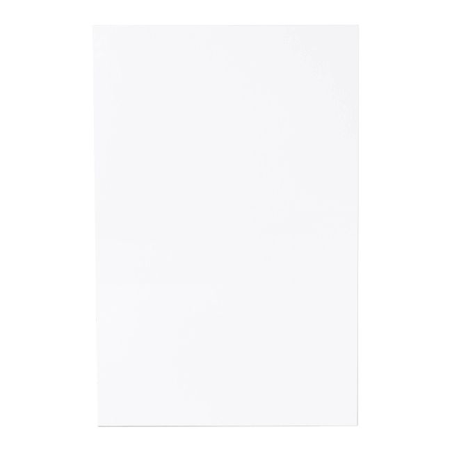 GoodHome Alisma bundmaskeringspanel 61 x 90 cm hvid højglans