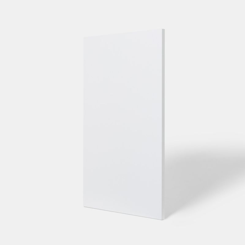 GoodHome Stevia / Garcinia bundpanel 59 x 87 cm hvid højglans