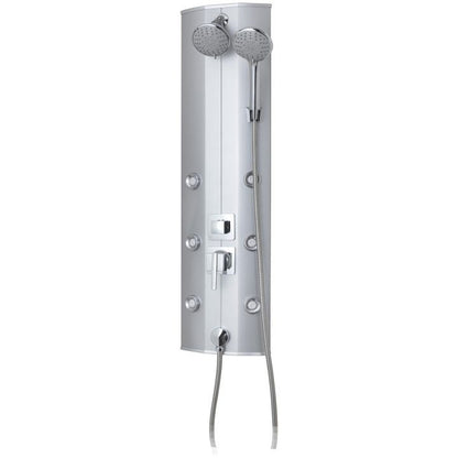 Panel Natryskowy Satynowy 101 x 26,5 x 19 cm 3 Tryby Hydromasaż | 5906365580810